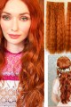 Bakır Afro Dalgalı – 65cm 190 gr. FİBER SENTETİK Çıt Çıt – Renk No:232 pl-015-232-65