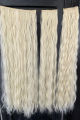 Platin Afro Dalgalı Uzun Yarım Ay Saç – 3 Parça Çıt Çıt 80cm. 270 gr. VIP SERI pl-015-60a