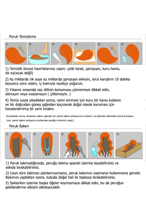Küllü Kumral Ombreli Kısa Sentetik Dalgalı Perçemli Fiber Sentetik Peruk 9045-6h88bf8-mcp
