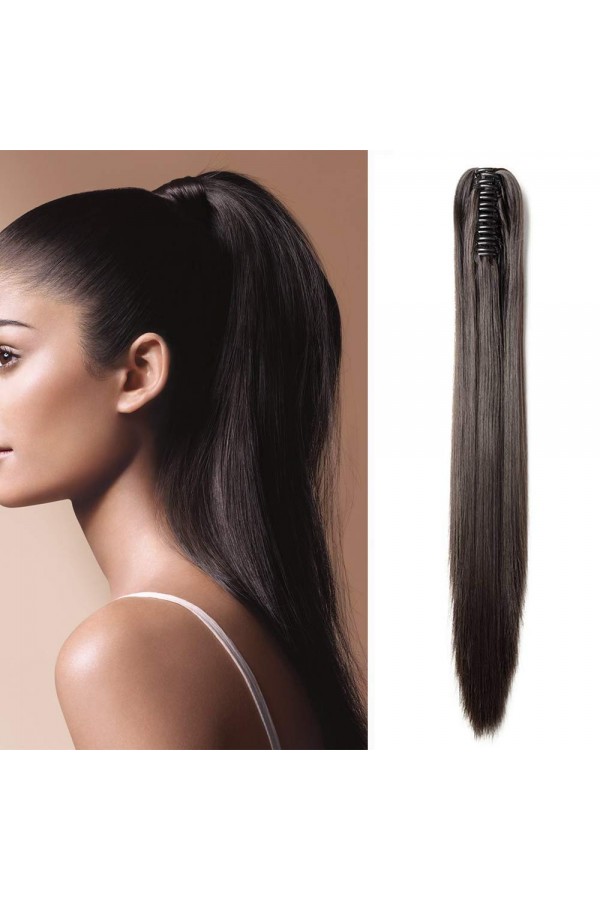 At Kuyruğu DOĞAL SİYAH Postiş 60cm 225 gr. RENK NO:4 0781-4-mcp