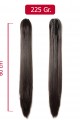 At Kuyruğu DOĞAL SİYAH Postiş 60cm 225 gr. RENK NO:4 0781-4-mcp