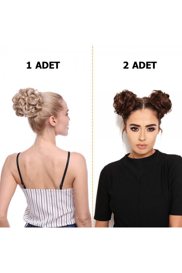 Küllü Sarı Saç Tokası Topuz Tokası sactokasi22a
